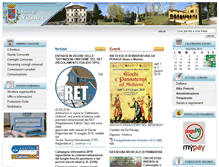 Tablet Screenshot of comune.vigonza.pd.it